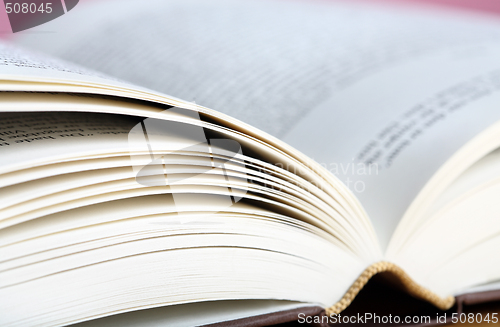 Image of Close up photo of Open book