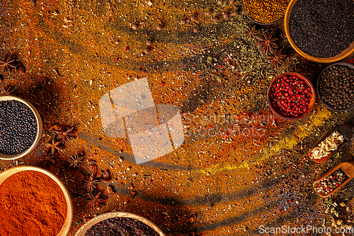 Image of Spices in bowls