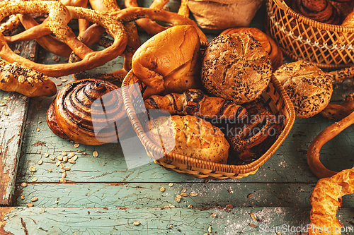 Image of Fresh sweet and salty bakery assortment