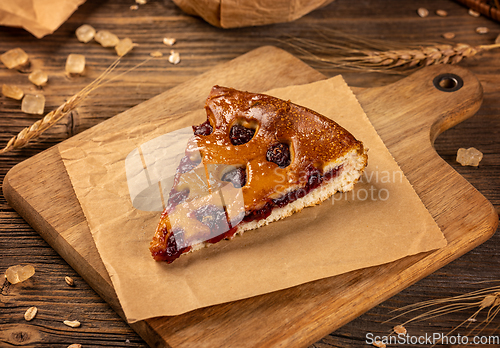 Image of Sweet homemade plum pie