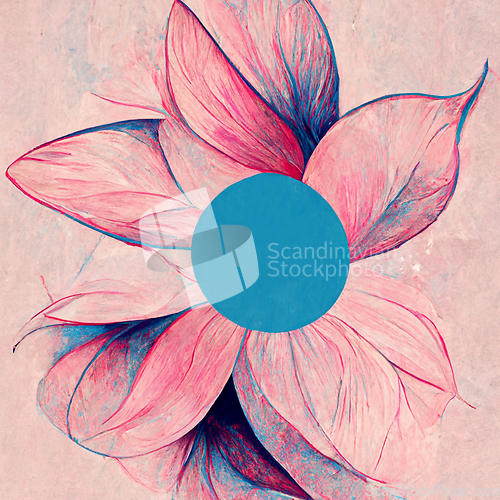 Image of Watercolor art background. Digital generated wallpaper design wi