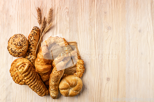 Image of Composition with bakery products