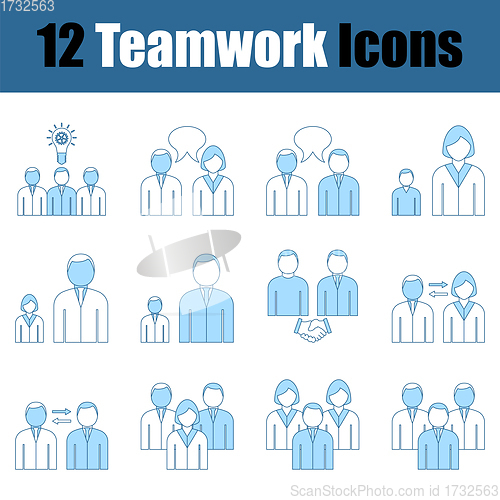 Image of Teamwork Icon Set