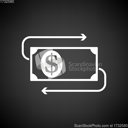 Image of Cash Back Dollar Banknote Icon