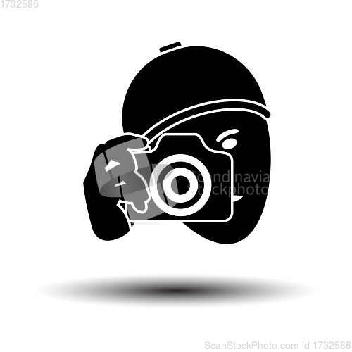 Image of Detective With Camera Icon