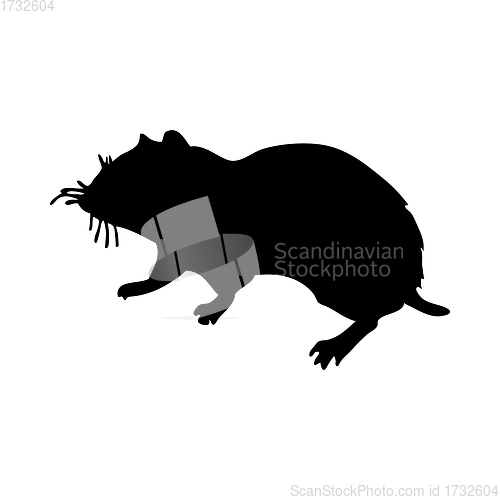 Image of Hamster Silhouette