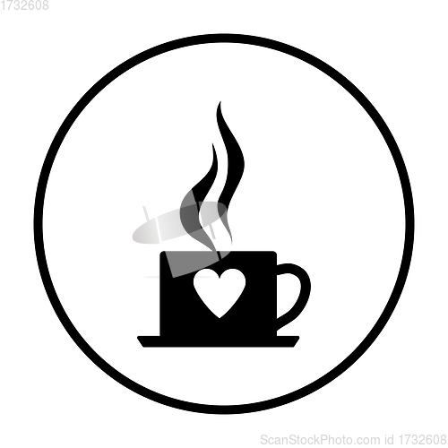 Image of Valentine Day Coffee Icon