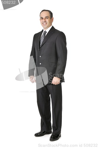 Image of Businessman on white background