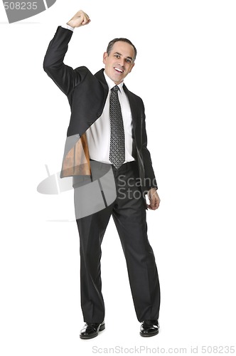 Image of Businessman on white background