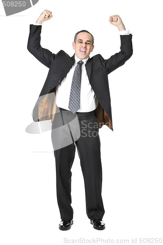 Image of Businessman on white background