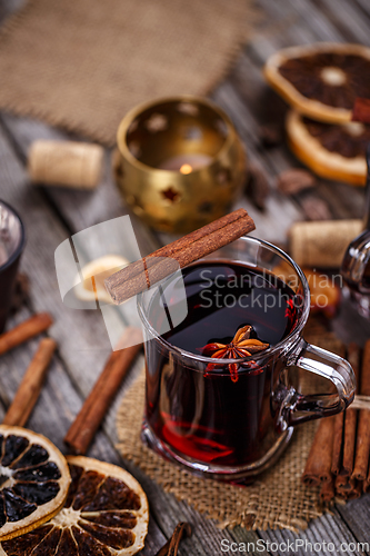 Image of Hot wine with spices