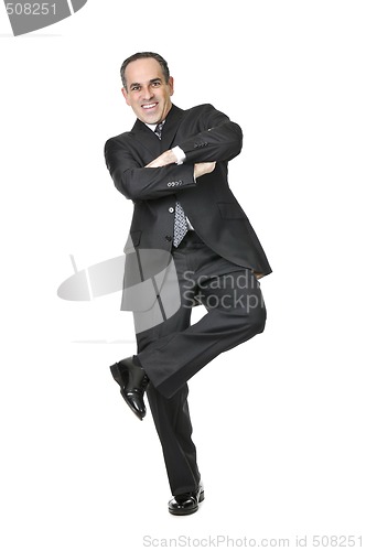 Image of Businessman on white background