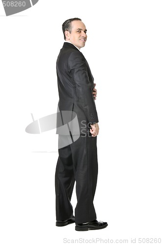 Image of Businessman on white background