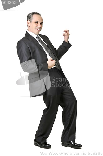 Image of Businessman on white background