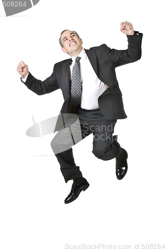 Image of Businessman on white background