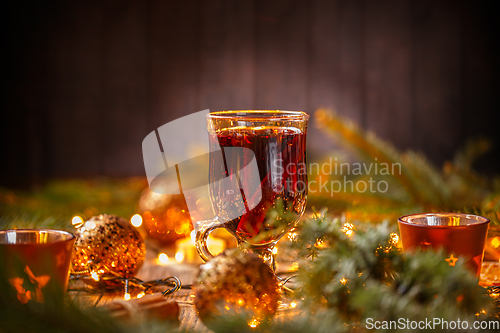 Image of Warm red mulled wine