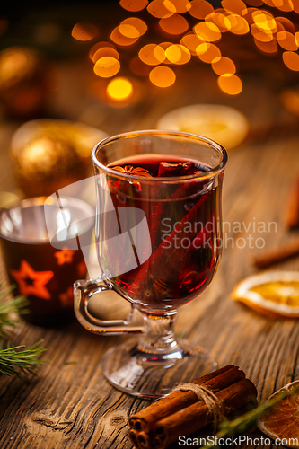 Image of Christmas hot mulled wine