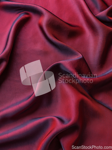 Image of Elegant red silk or satin