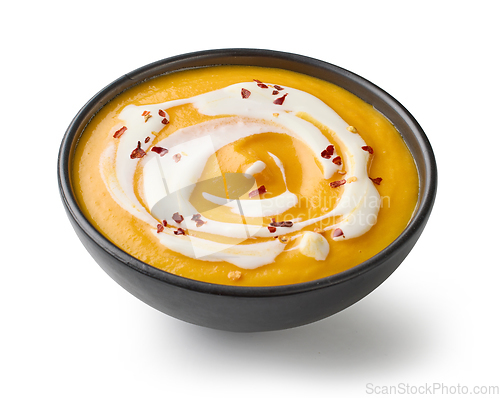 Image of bowl of vegetable cream soup