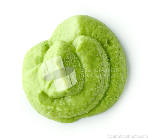 Image of green vegetable puree