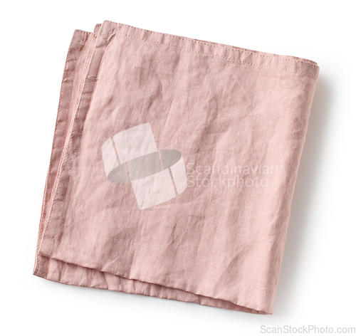 Image of folded cotton napkin