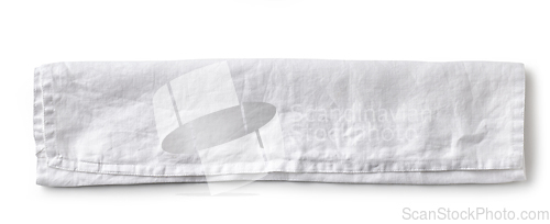Image of folded fabric cotton serviette