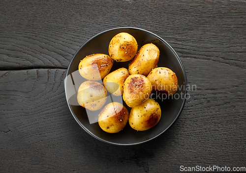 Image of boiled baked potatoes
