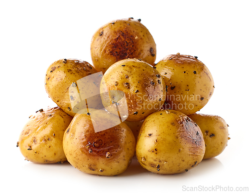 Image of boiled and roasted potatoes