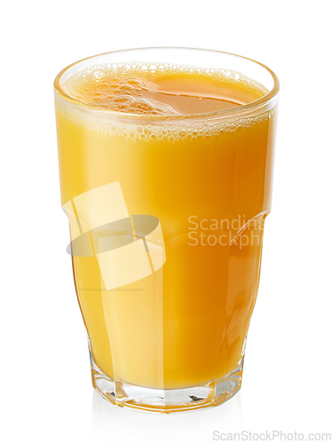 Image of glass of fresh orange juice