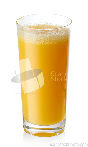 Image of glass of fresh orange juice