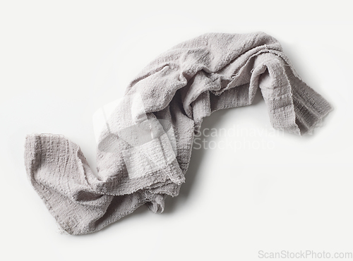 Image of crumpled cotton napkin