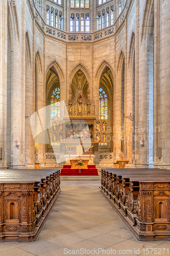 Image of Cathedral interior Kutna Hora. Czech Republic