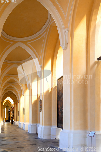 Image of Cathedral hall in Kutna Hora. Czech Republic