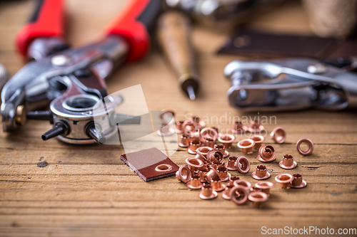 Image of Punch tools and buckles