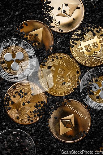 Image of Set of cryptocurrencies