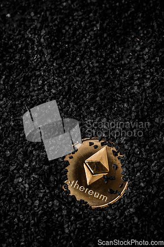 Image of Crypto currency ethereum
