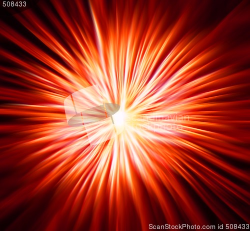 Image of abstract explosion background