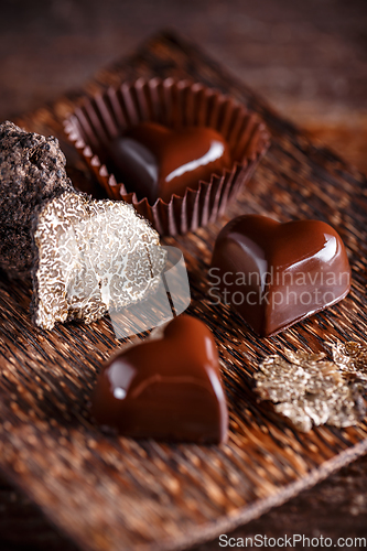 Image of Dark chocolate praline