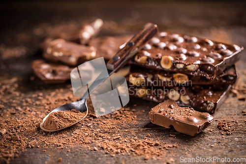 Image of Chocolate with nuts