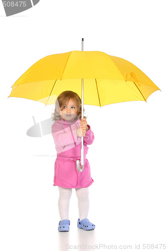 Image of girl with umbrella 