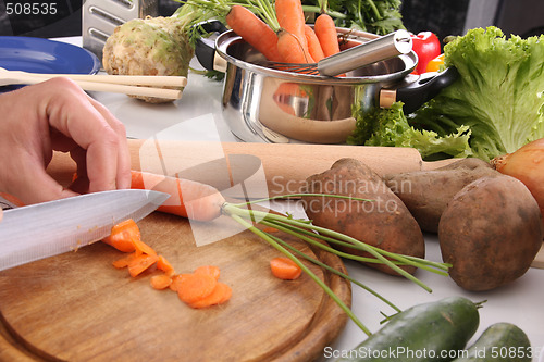 Image of chef preparing lunch