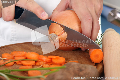Image of cutting onion