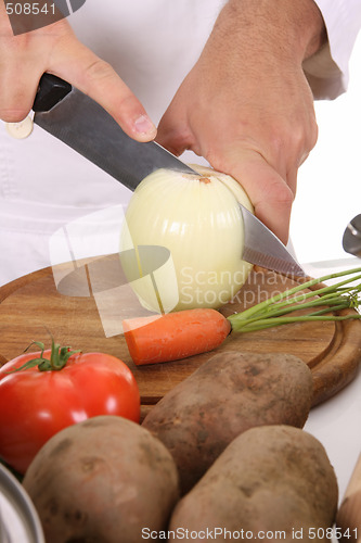 Image of cutting onion