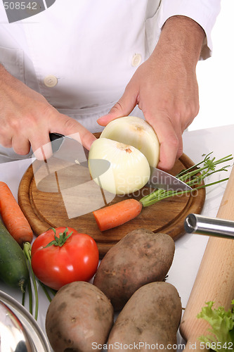 Image of cutting onion