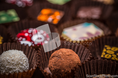 Image of Gourmet assorted truffles