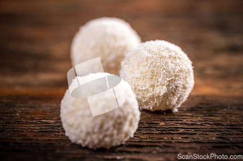 Image of Coconut snowball white truffles