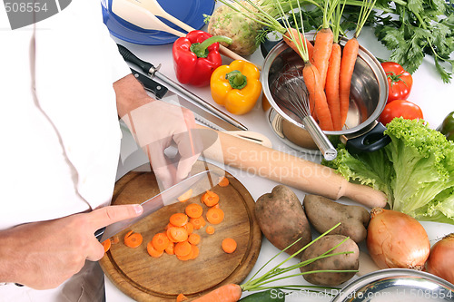 Image of preparing lunch 