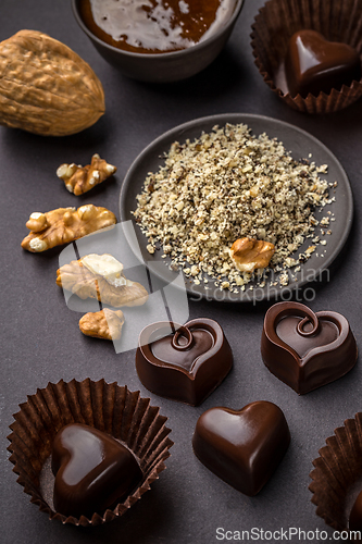 Image of Delicious chocolate pralines