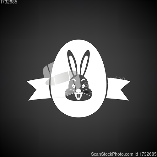 Image of Easter Egg With Ribbon Icon