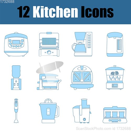 Image of Kitchen Icon Set